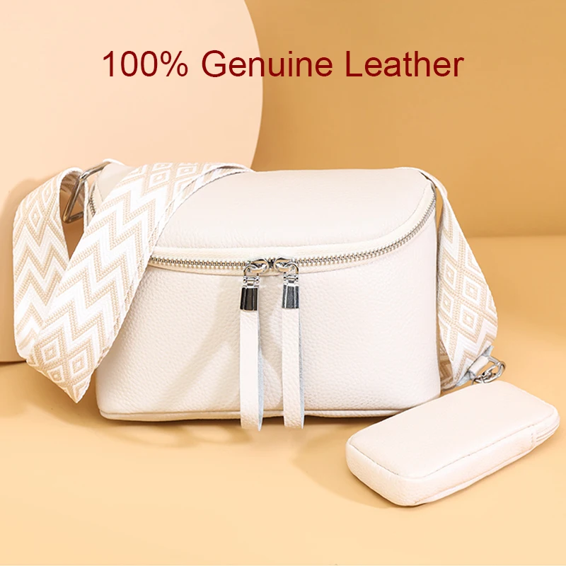 

Cow Leather Designer Saddle Women Chest Bag High Quality Crossbody Bag Female Fashion Genuine Leather Large Capacity Handbag Sac