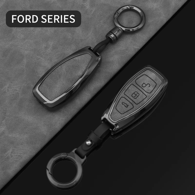 Autoschlüsselhülle für Ford Focus 3 4 ST Mondeo MK3 MK4 Fiesta Fusion Kuga 2013 2014 2015 2017 Schlüsselanhänger – Detail 14