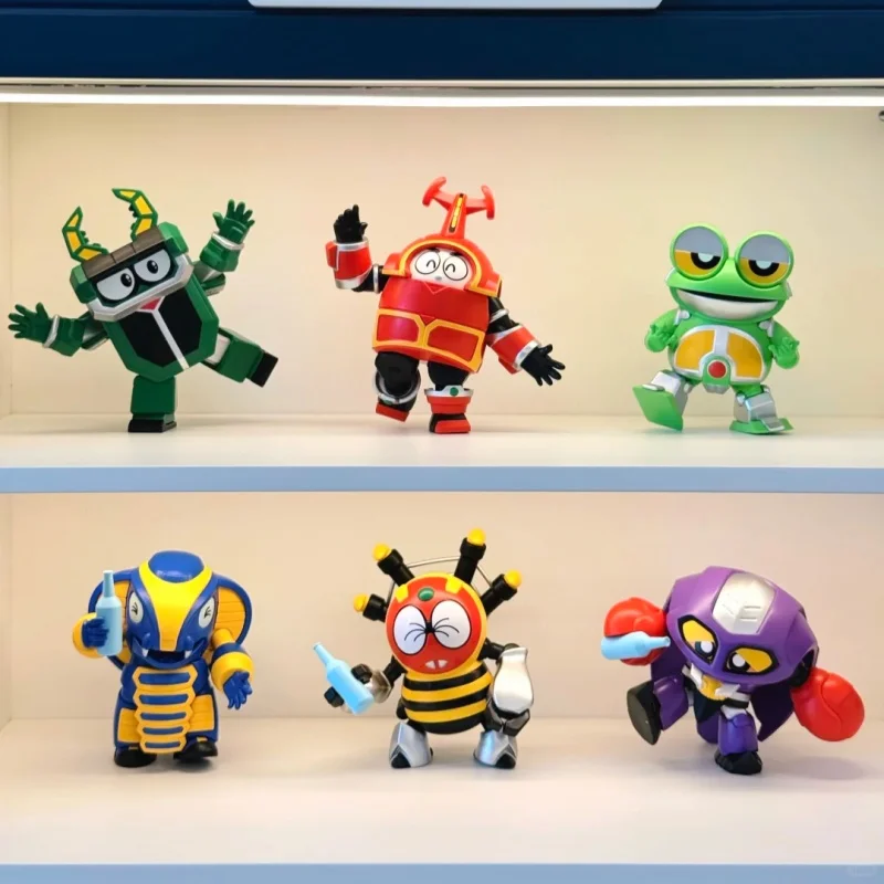Genuine B-Robo Kabutack! Let'S Dance Together Series Blind Box Anime Peripheral Refrigerator Stickers Toy Desktop Ornaments Gift