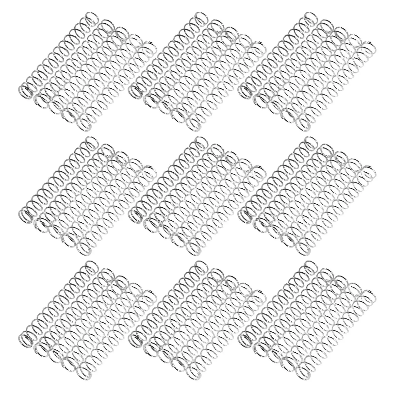 

100Pcs Ballpoint Pen Springs Stainless Steel Compression Springs 0.4x4x30mm for Gel Pen Spring Replacement Smooth Writing Office