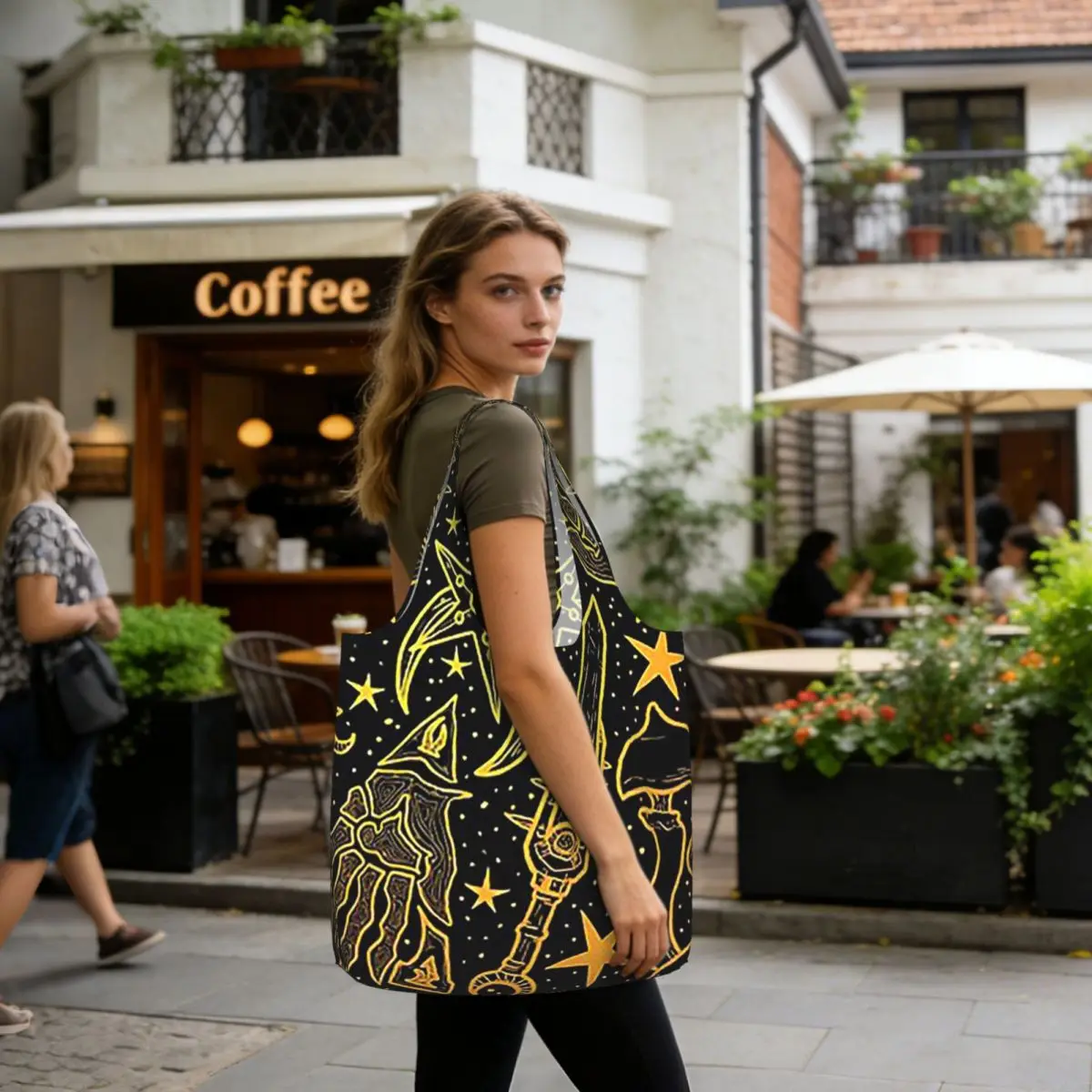 Nerevar Morrowind GOTY Edition Inspired Scrolls Elder RPG Dunmer Shopping Tote Bag Canvas Shoulder Bags Shopper Grocery Handbag