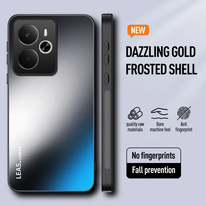 Für Realme 14 5G Stoßfest Rüstung Matt Fall für Realme 14 14Pro + plus Kamera Schutz Matte Harte Stoßstange abdeckung Shell Capa
