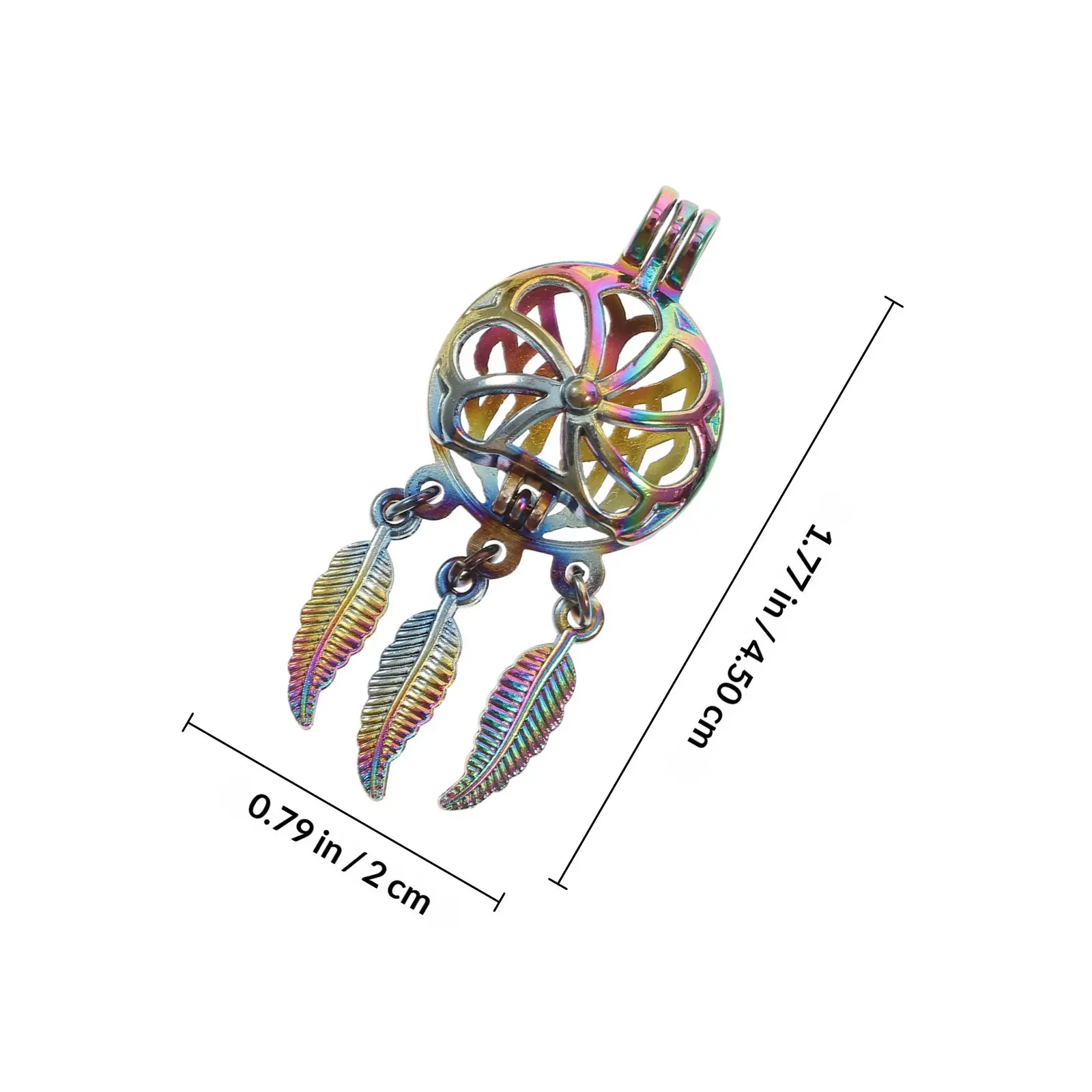 Aromatherapy Bag Pendant Necklace – 2pcs Essential Oil Diffuser Charm for Jewelry & Home Decor