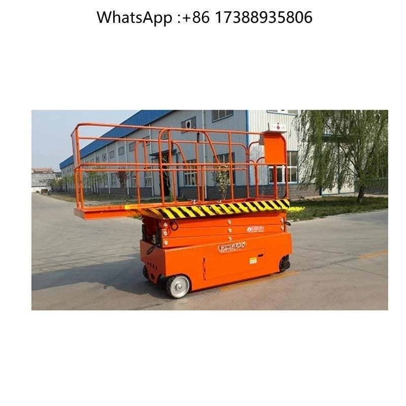 Mobile Scissor Lift, Electric Hydraulic Platform Vehicle, Four-wheel Aerial Work Platform Vehicle