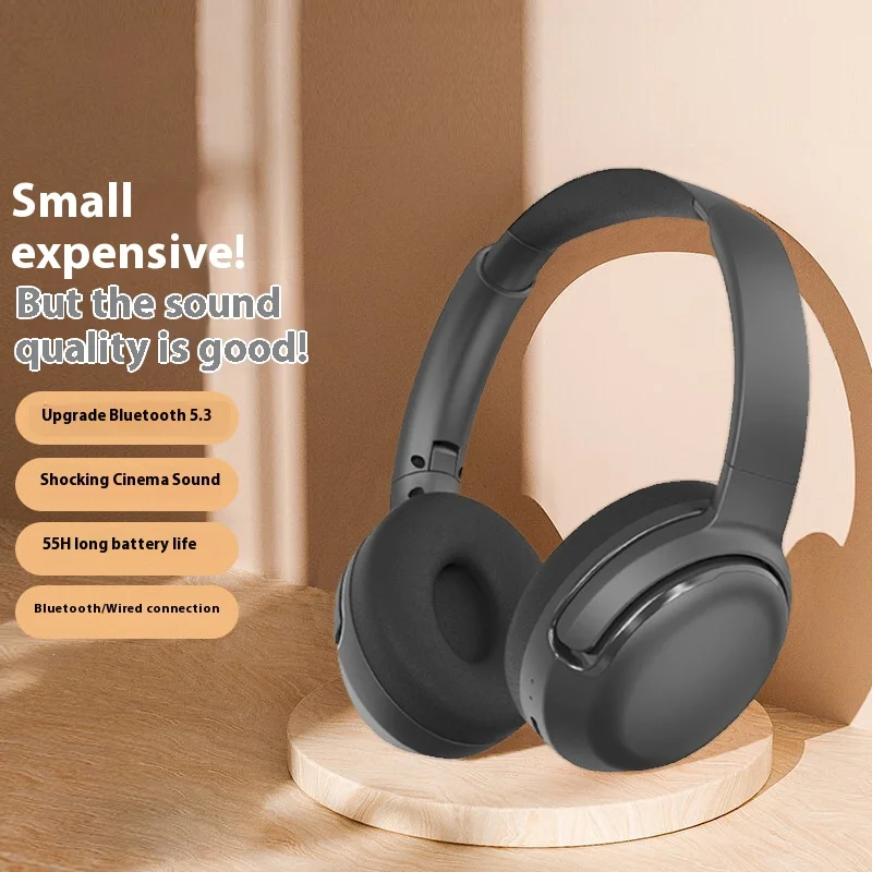 

Wireless Over-Ear Bluetooth Headphones with Low Latency, Bluetooth 5.3, and Soft Protein Leather for Ultimate Comfort