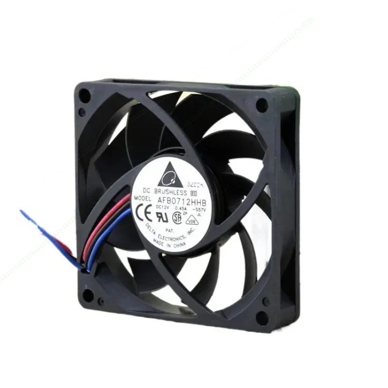

W For NEW ORIGINAL AFB0712HHB-F00 12V 0.45A 7015 70*70*15 mm COOLING FAN