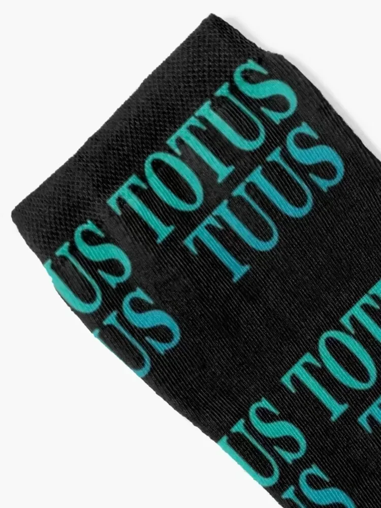 Totus Tuus (Latin:Completely Yours) Socks cartoon christmas gifts gifts Man Socks Women's