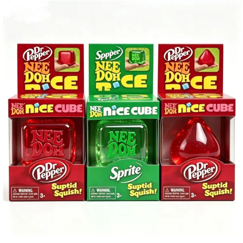 

Schylling Needoh Nice Sensory Squeezing Toy blind box Cube for Stress Relief and Squishy Toy for Pinching and Playing Gifts
