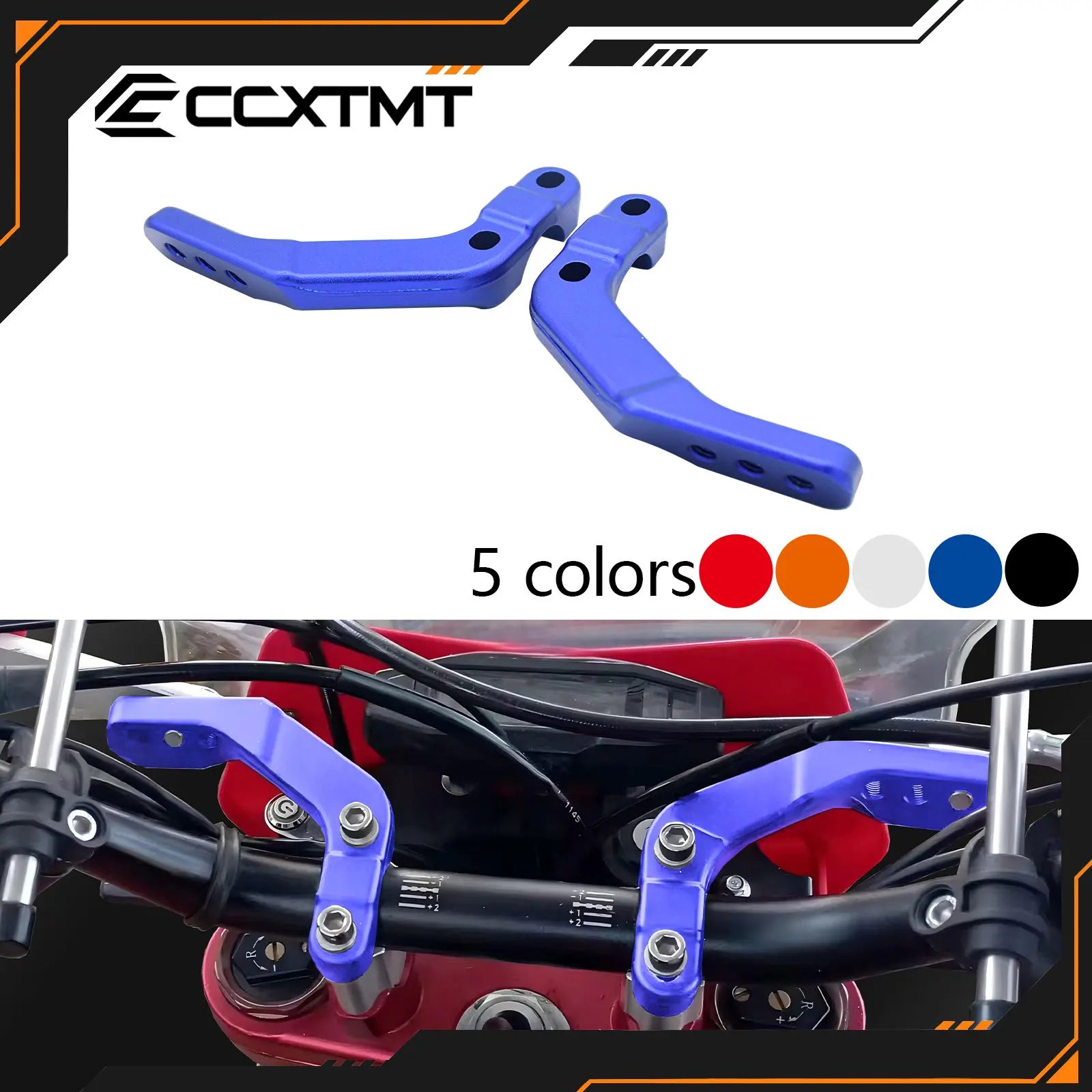 CNC Motorrad-Handschutzhalterung 28mm Lenker-Nachrüststütze für KTM Honda Kawasaki Suzuki Yamaha YZ250F YZ450F WR250F