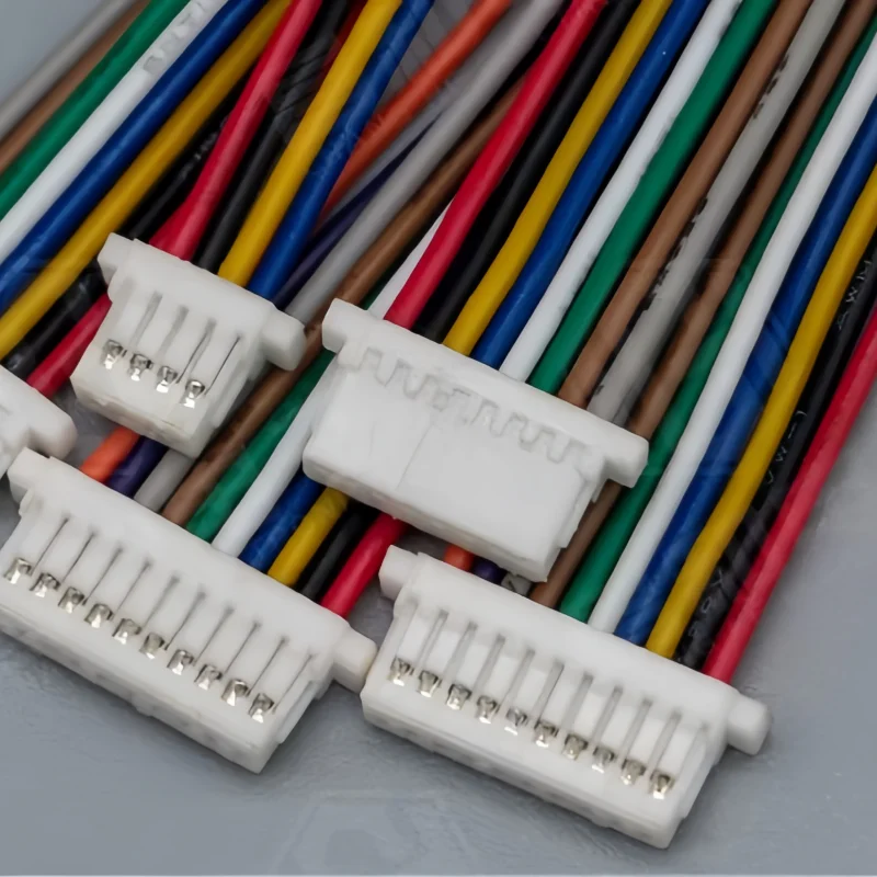 10Sets/lot Mini Micro SH 1.0 2Pin 3/4/5/6/7/8/910/11/12P JST Male & Female PCB Connector with Wires Cables 100MM