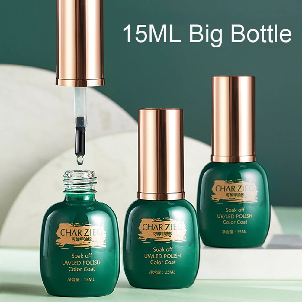 15 ml/jar Professional Top/ฐานเคลือบเล็บเจลยาวนาน Clear Base Coat เล็บเจลเสริม High Light เล็บ Top & ฐานเจล