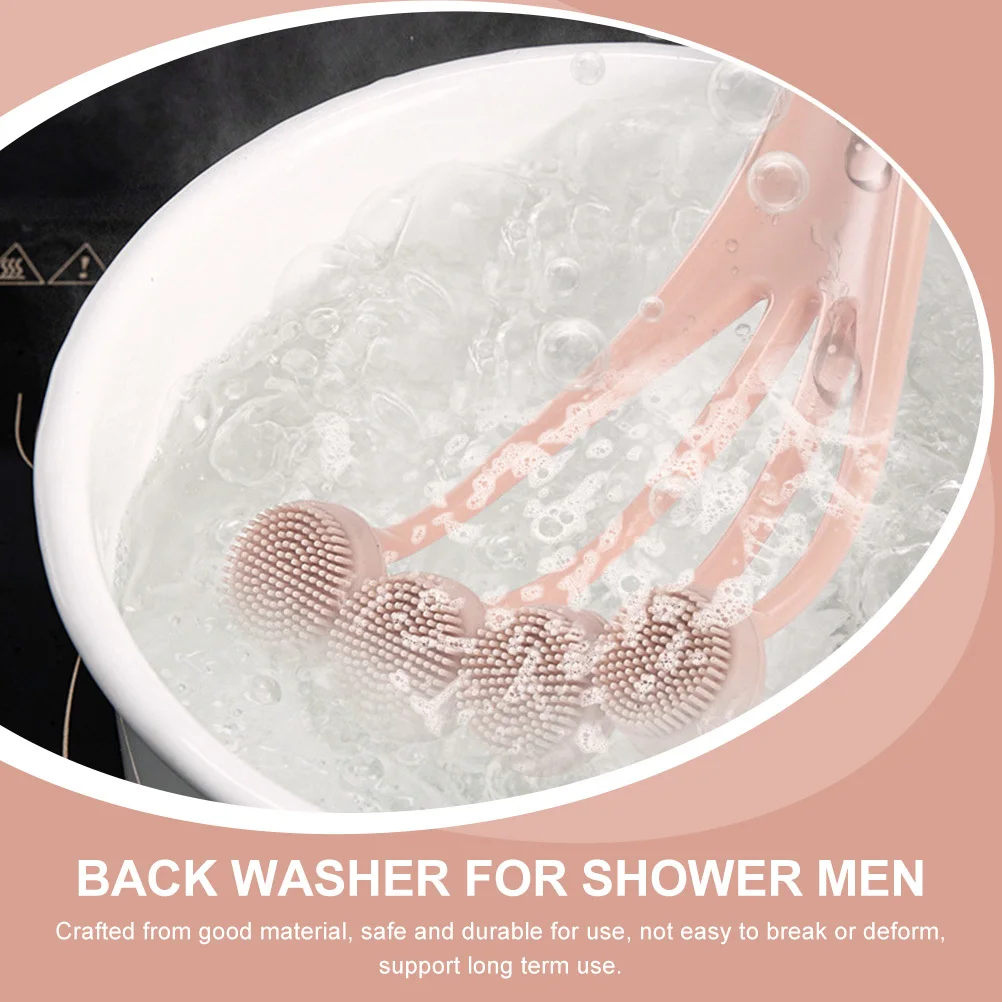 

Bath Brush Exfoliating Back Scrubber For Shower Ergonomic Design Deep Clean Durable Body Scrub Brush For Use In Bath