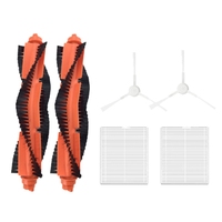 6 Pcs for Xiaomi S20 / D106 Sweeping Robot Accessories Cleaner Parts Replacement Main Side Brush Filter Set