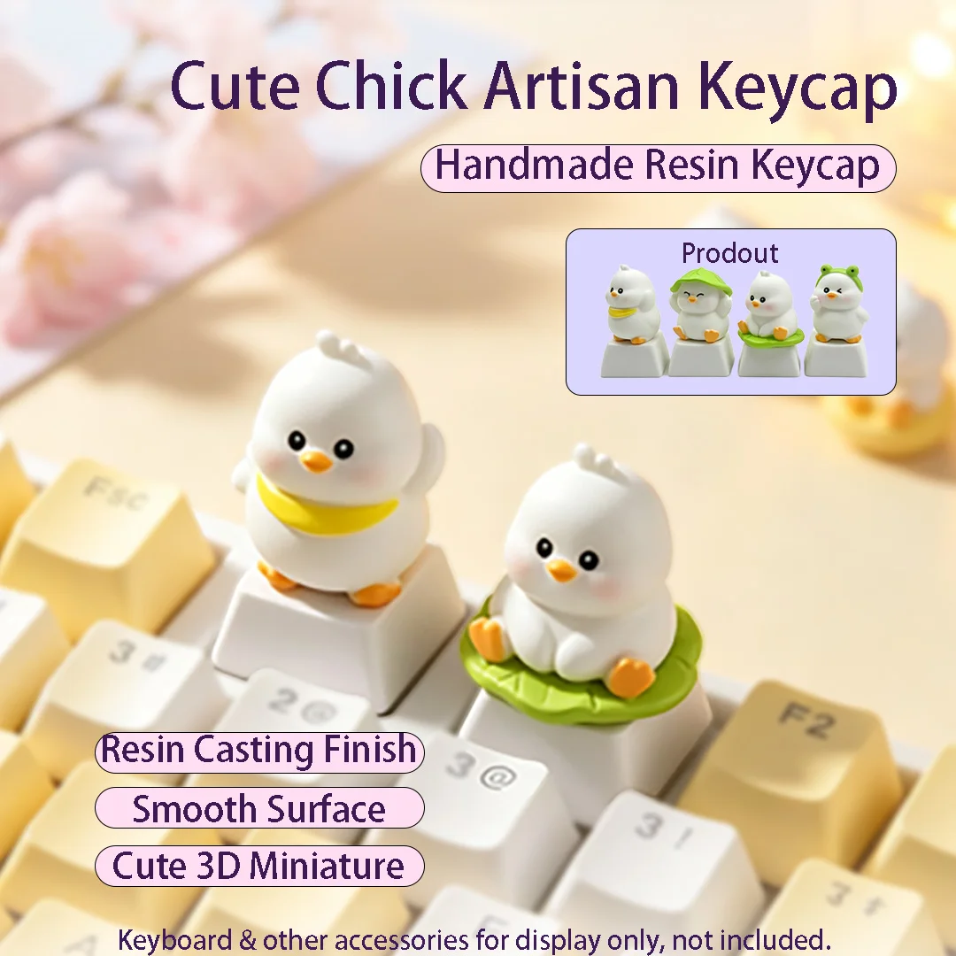 XDA Profile Animal Keycap, Kawaii Animal ESC Key Cap for MX Switch, Keyboard Gift