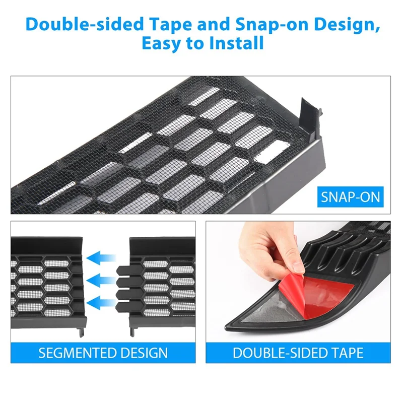 

For Tesla Model Y 2021 2022 2023 Front Grill Mesh Grille Grid Inserts ,Front Air Inlet Vent Grille Cover Replacement
