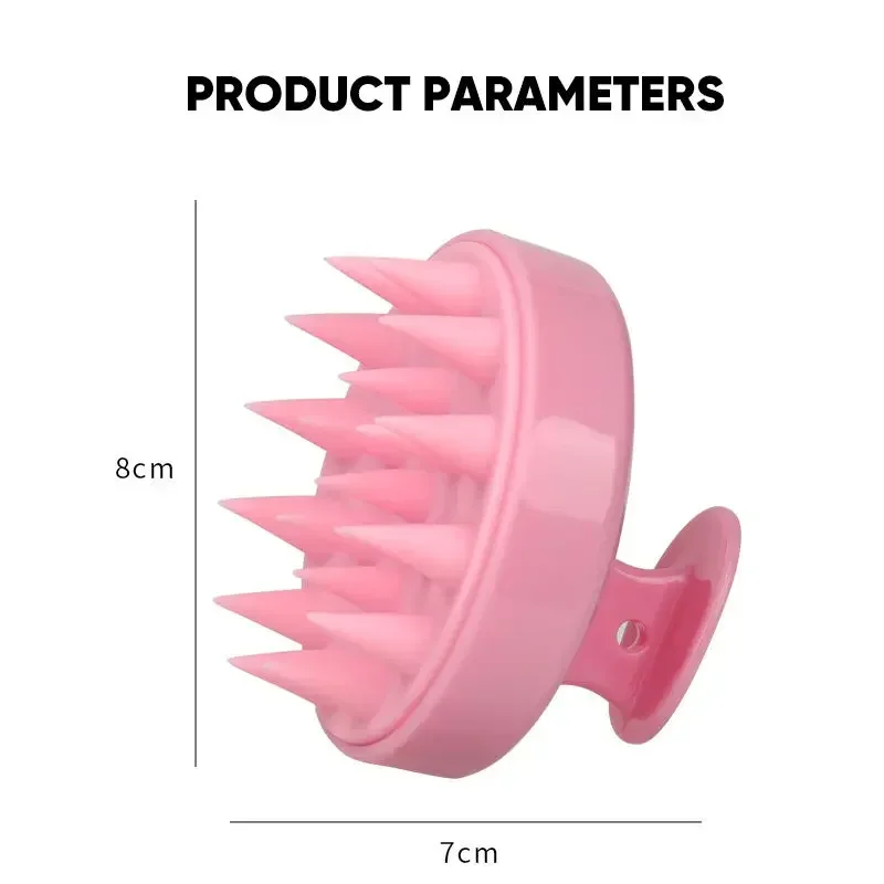 سيليكون الشامبو فرشاة رئيس فروة الرأس تدليك مشط غسل الشعر مشط تدليك الجسم فرشاة حمام فرشاة اغتسال صالون تصفيف الشعر أداة