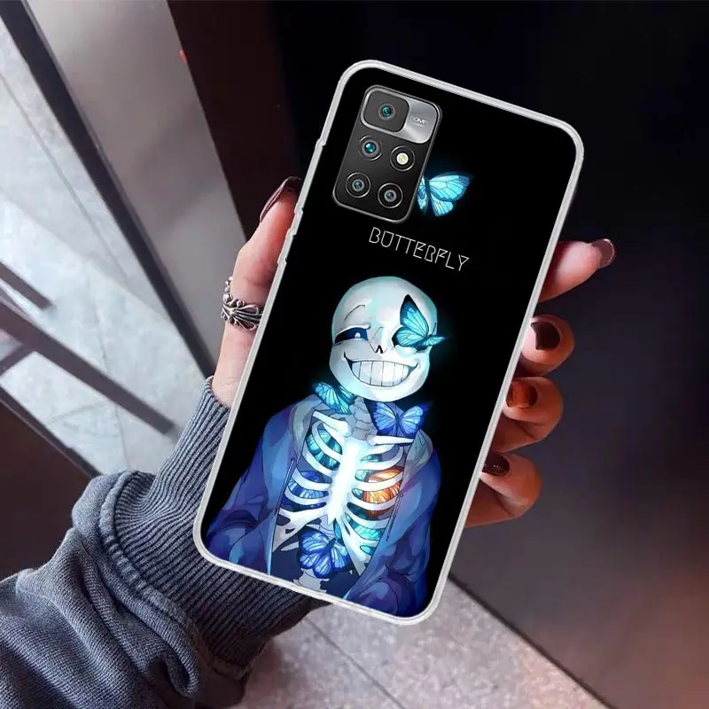 Undertale Papyrus Sans Doggo Phone Case for Xiaomi Redmi 12C 12 10A 10C 10X 10 9A 9C 9T 9 8A 8 7A 7 6A 6 Pro K70 K60 K40 K20 Sof