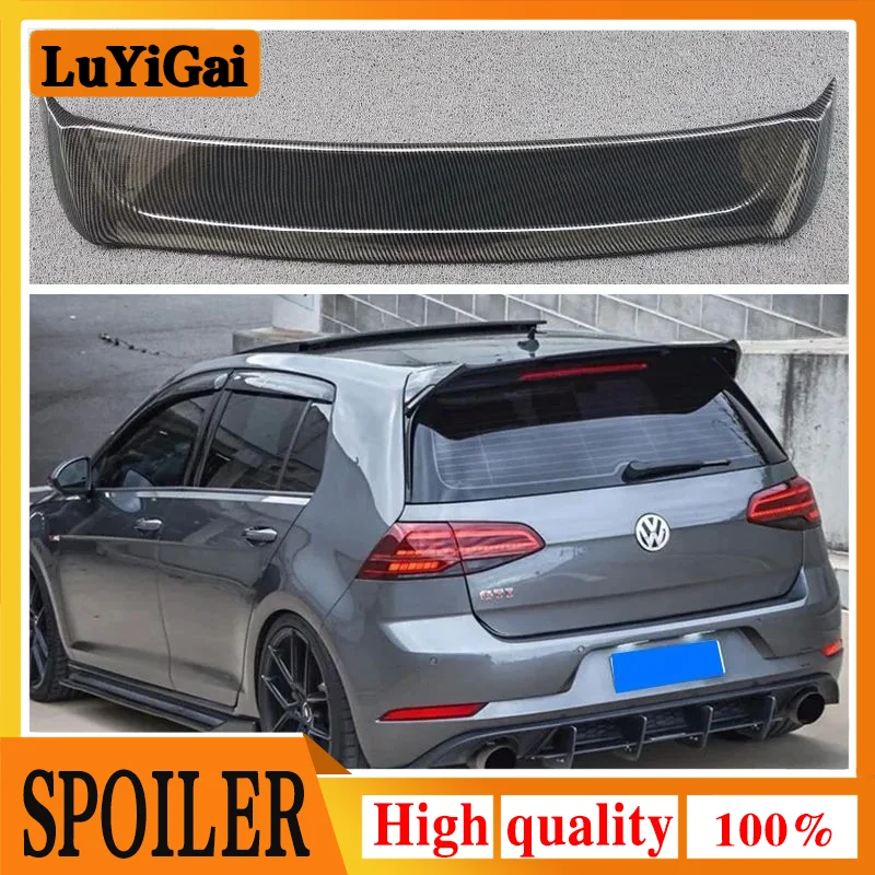 

2013-2018 для Volkswagen Golf 7 MK7 TSi TDi GTI R GTD GTE OSIR стиль Автомобильный задний спойлер на крышу задний Багажник крыло губа из АБС