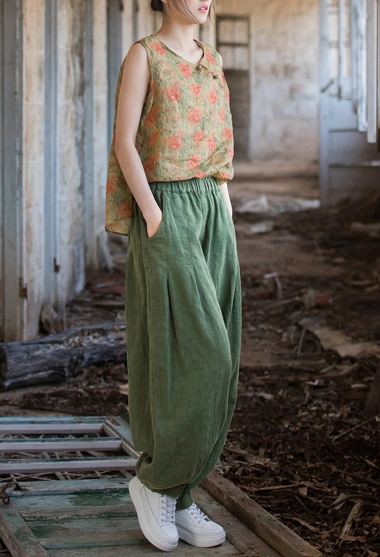 سروال رامي الشتوي: سروال بوهو نيان باي شيو المغسول بالرمل والمتعثر #5