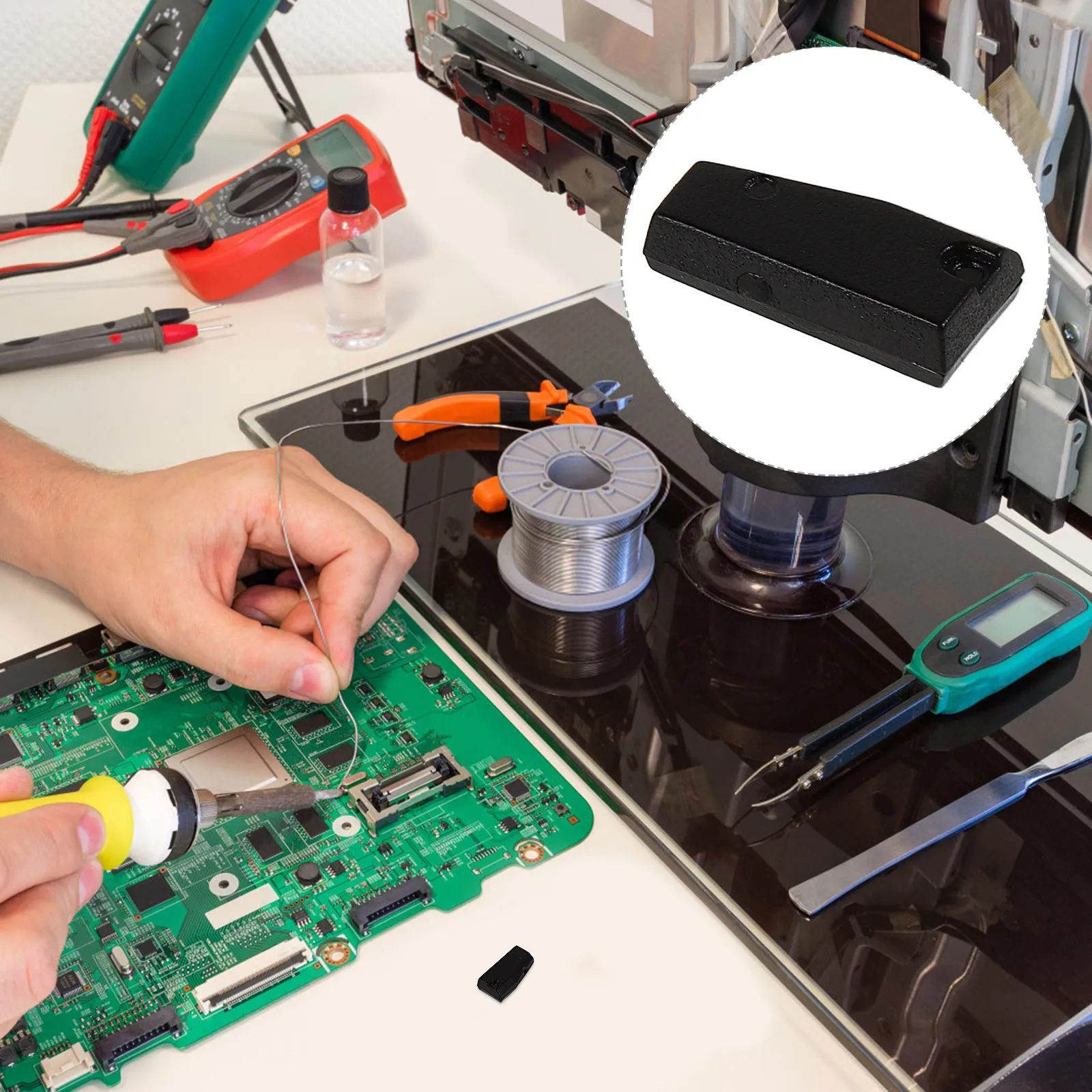 

Ceramic Blank Key Programmer Replacement For Vehicle Key Chip Diy Programming Durable Automotive Transponder Chip 3D