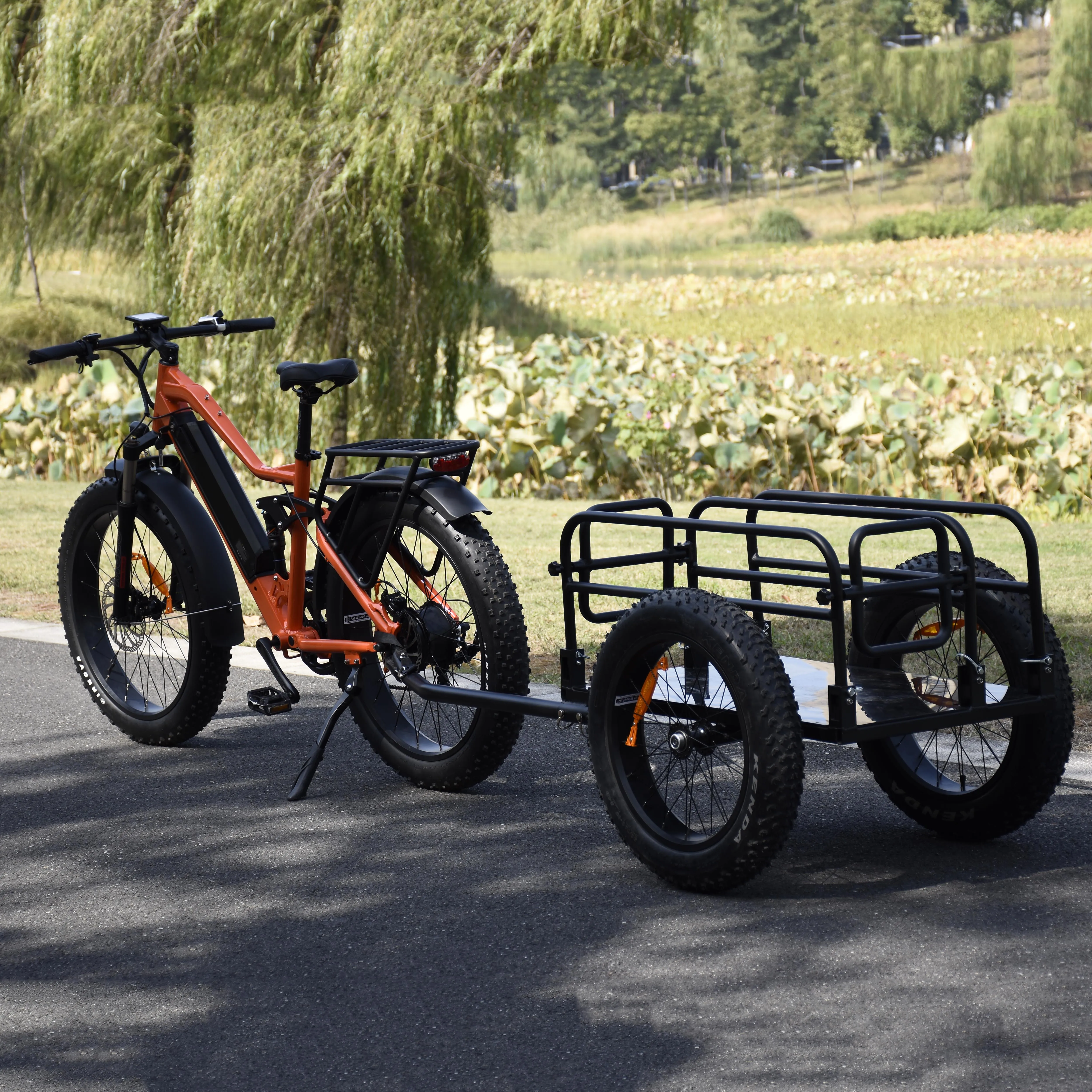 

Big Trailer with Fat Tire 20*4.0 Beach Trailer Bike Trailer for Sale
