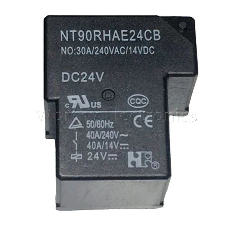 

Free shiping 10pcs 4PIN 40A 24V Relay NT90RHAE24CB