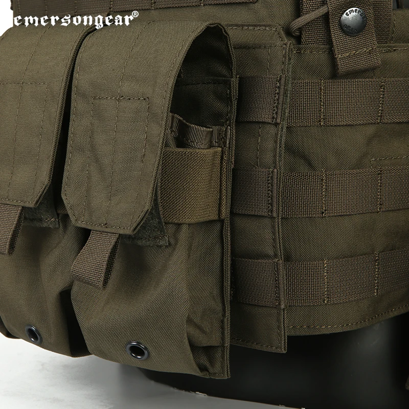 Emersongear LBT6094A Style Tactical Vest Plate Carrier W 3 Pouches 762 5.56 Airsoft Hunting Body Armor Protective Gear Nylon
