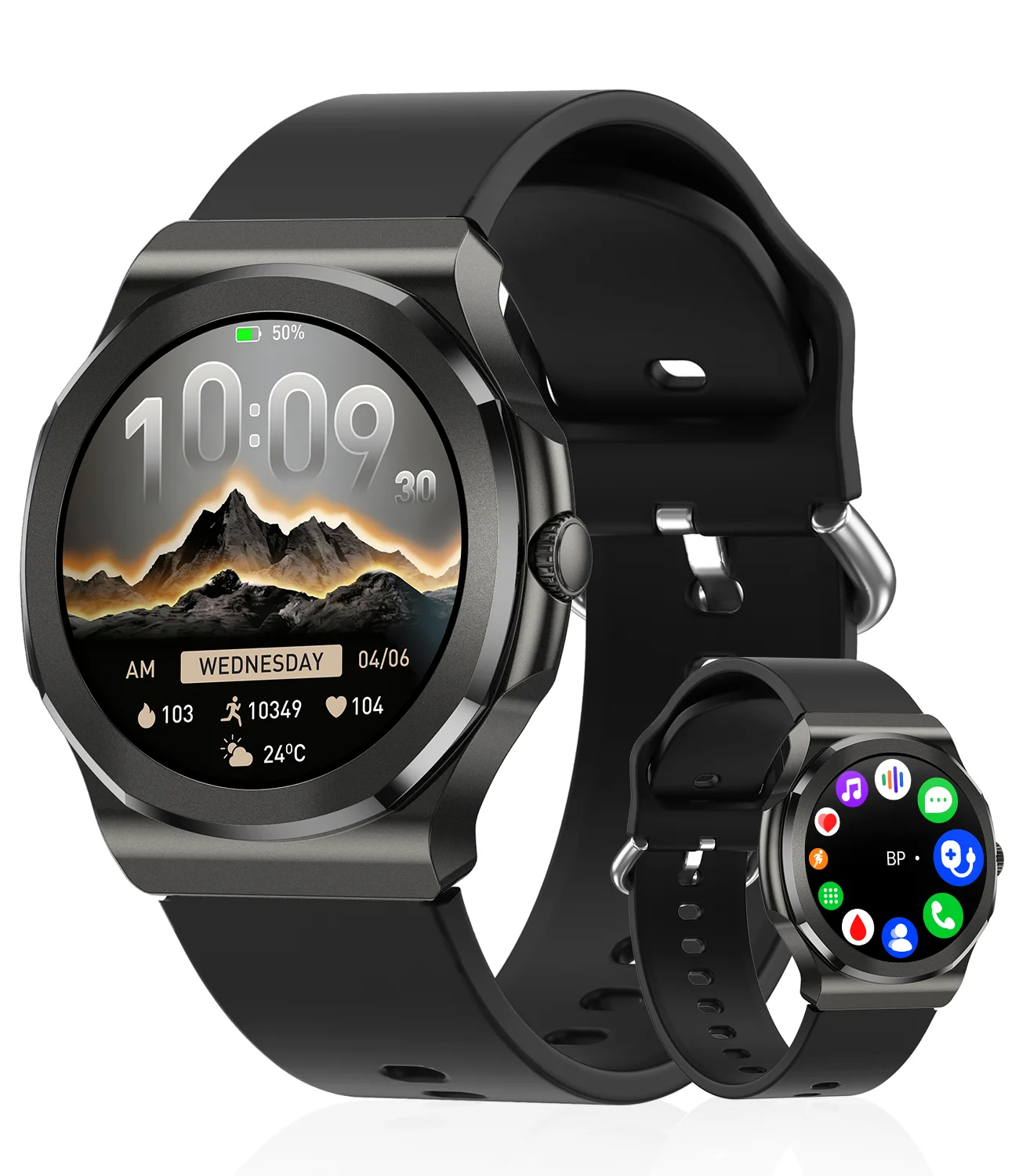2026 neue Herren-Smartwatch mit 1,27-Zoll-Voll-Touchscreen …