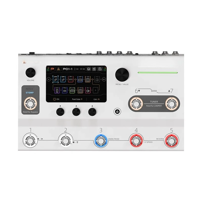 

Electric Guitar Comprehensive Effects Bass Bluetooth Touch Screen Recording Stage