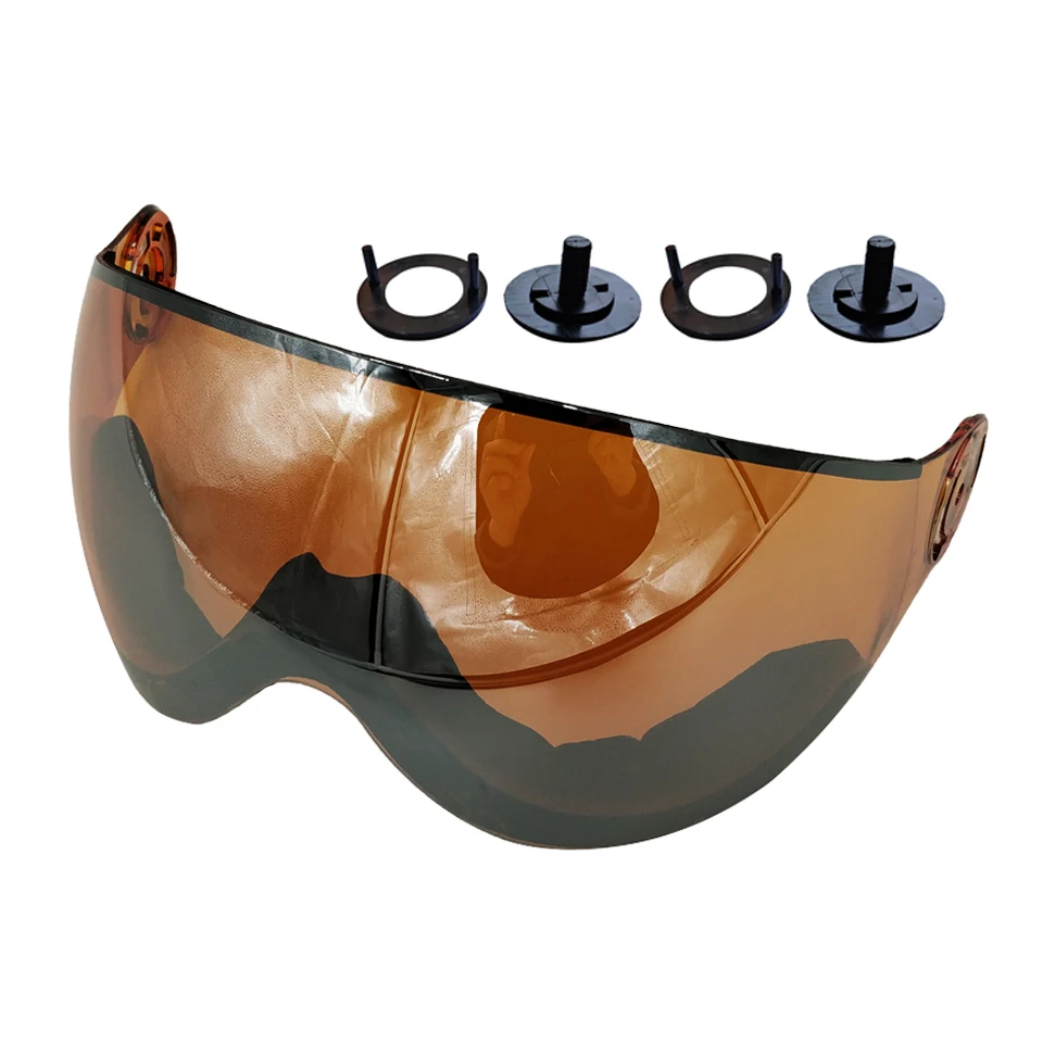 LOCLE MOON MS95 MS99 スキーヘルメットバイザースペアレンズ UV 保護