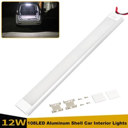 Nature White Light 12V-80V Roof Interior LED Compartment Light ultra-thin Caravan RV Dome Light Trailer Truck Cabin Reading Lamp