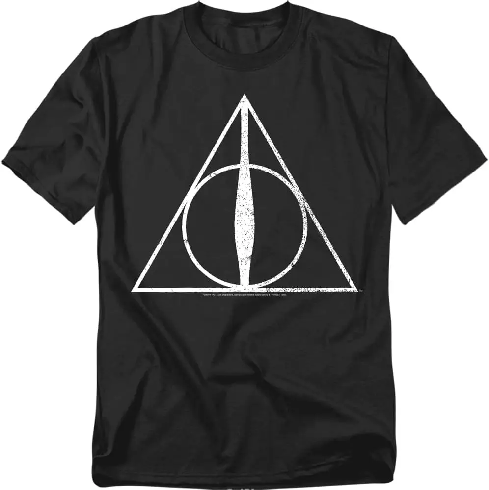 Camiseta Unisex para adultos con símbolo de reliquias de la muerte de MINISOXHarry Potter