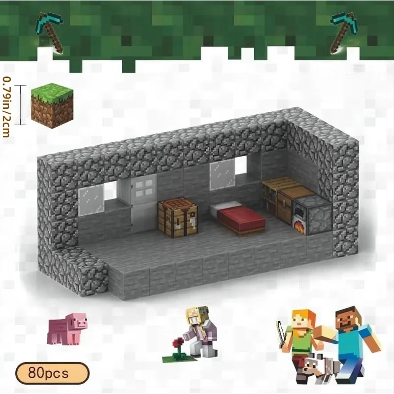 Bloques de construcción magnéticos creativos, mi escena famosa, conjunto arquitectónico mundial, modelo DIY, juguete para niños, regalos de Navidad para niños y niñas