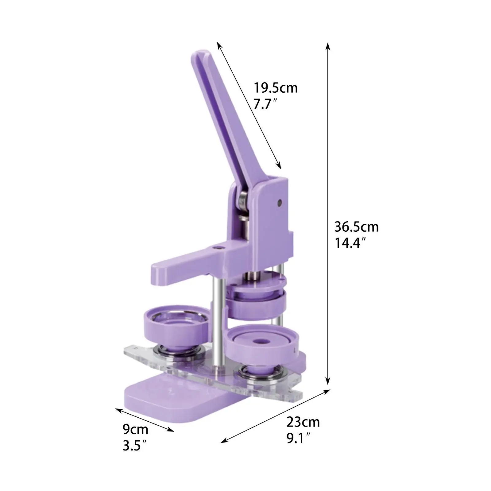 Button Maker Machine Making Tool Tabletop Supplies Round Installation Free Sturdy Manual Badge Pin Button Maker Press Machine