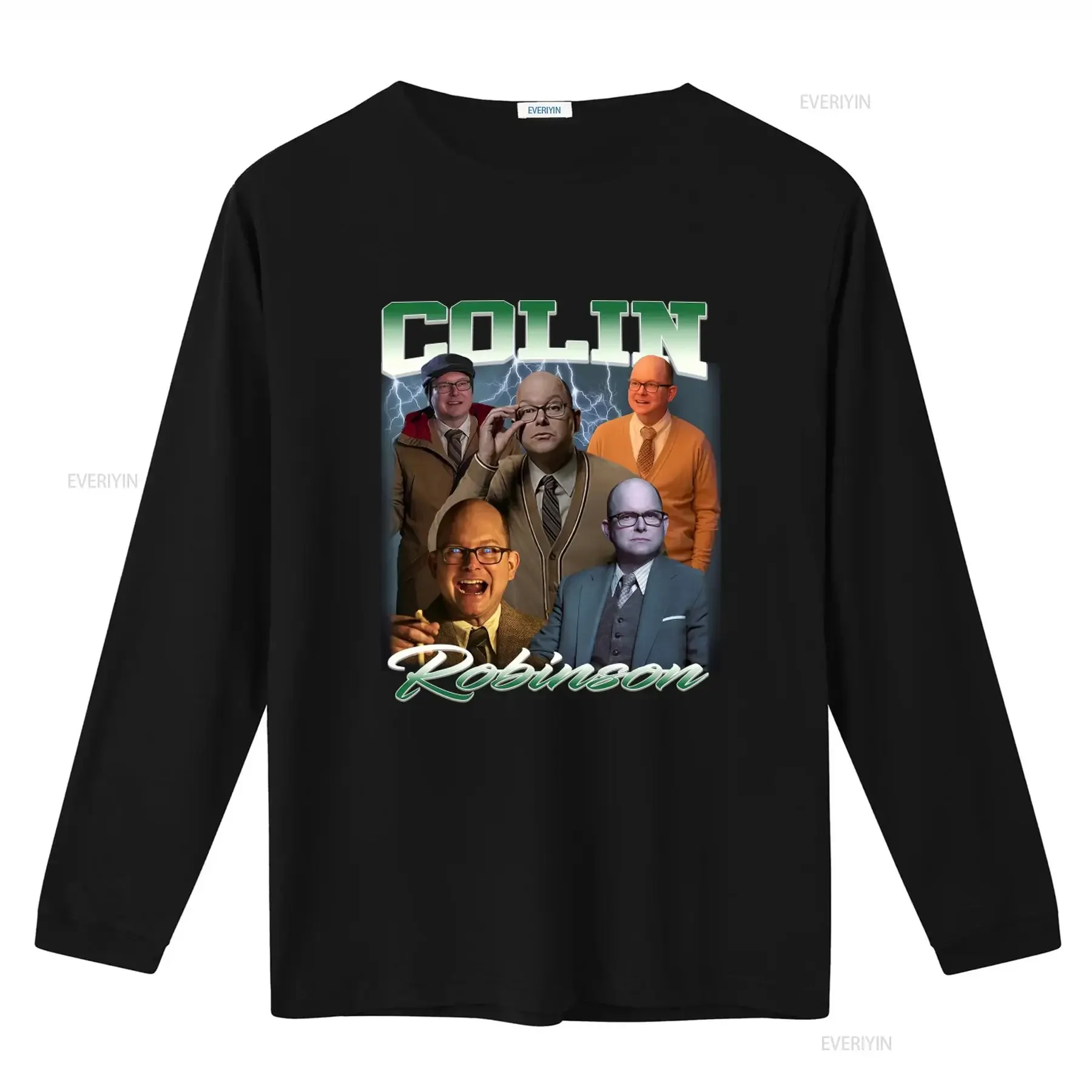 Colin Robinson Vintage Style 90s Design T Shirt What We Do In The Shadows Inspired Print vintage Washed homme Stretched