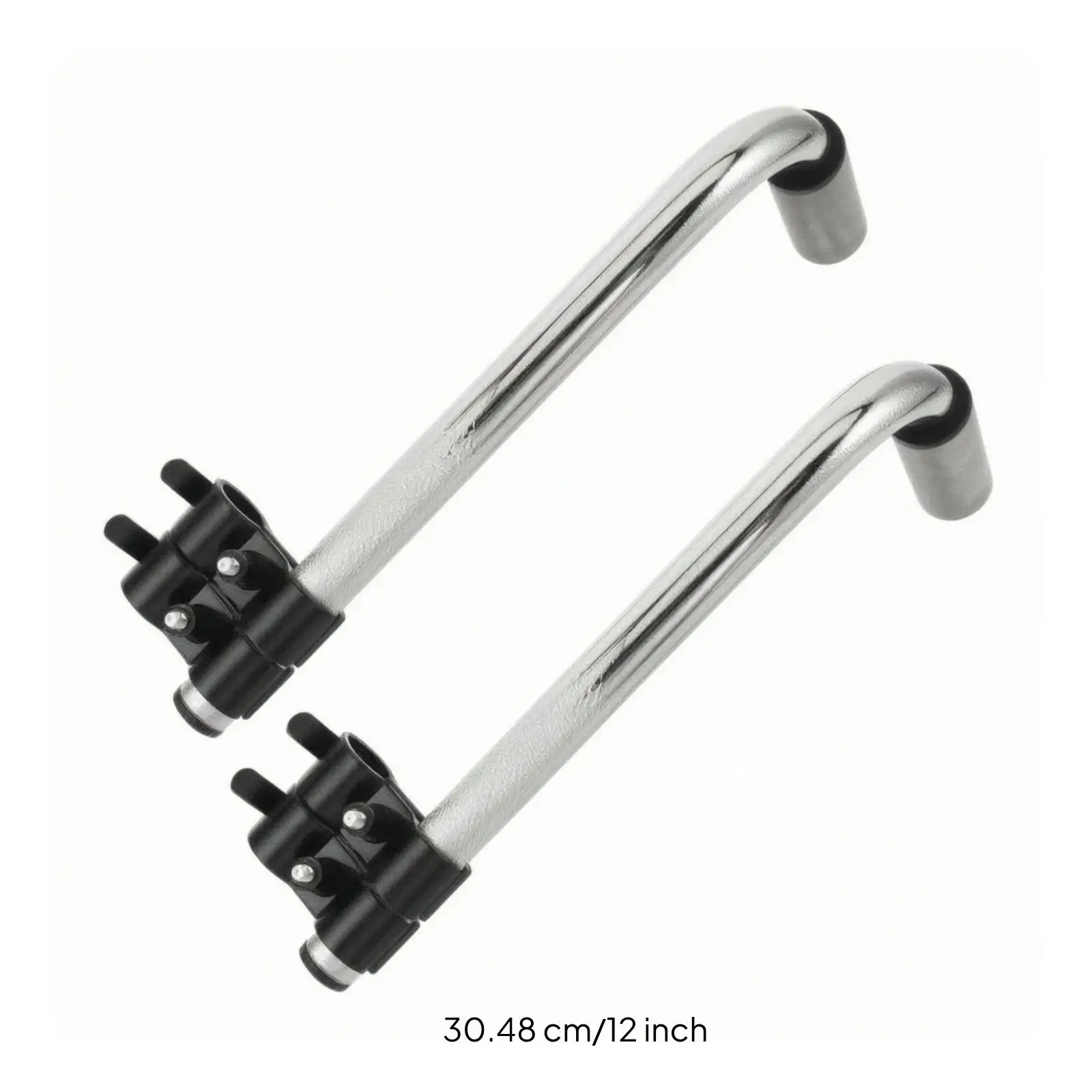 Extension Push Handle Extenders Curved Metal Tube Clamp on Quick Install Caregiver Aid