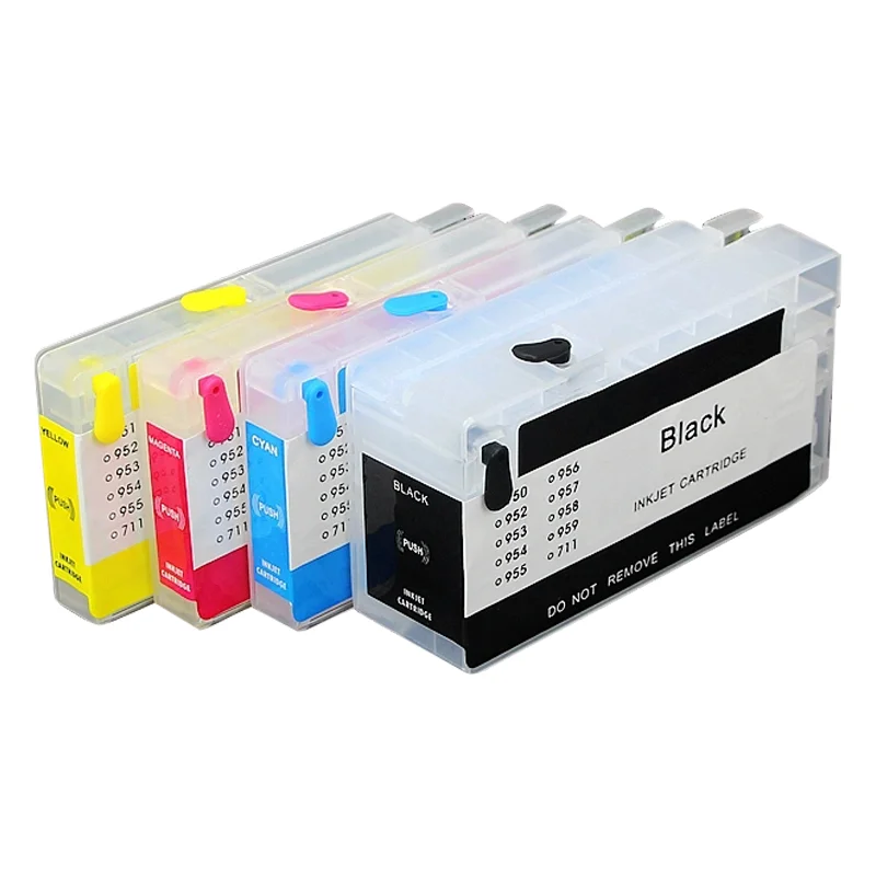 For HP 952 953 954 955 XL refillable ink cartridge ARC CHIP For HP Officejet Pro 7740 7730 7720 8710 8715 8718 8719 8740 printer