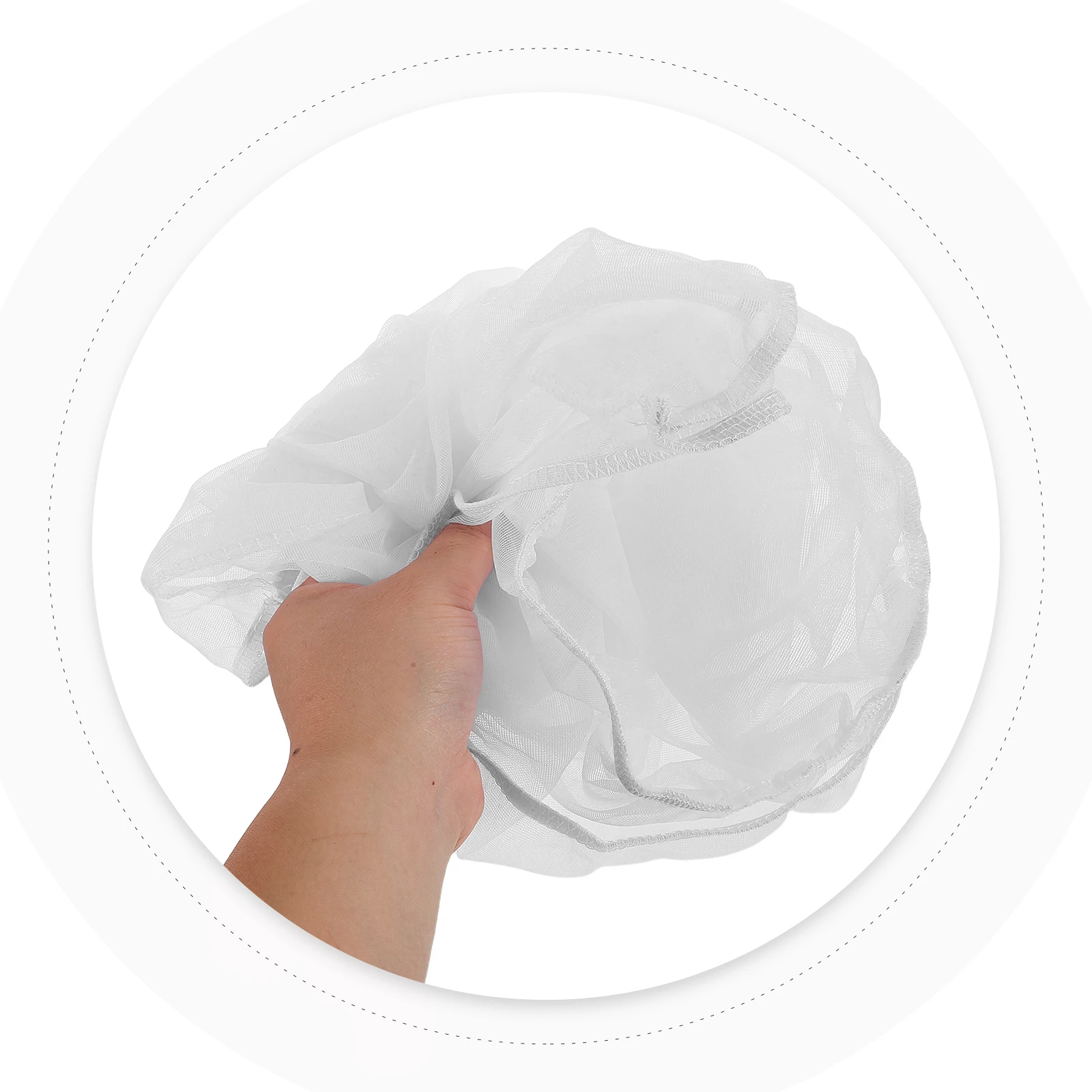 

Bird Cage Dust Cover Enveloped Cleaning Protector Net White Mesh Covers Birdcage