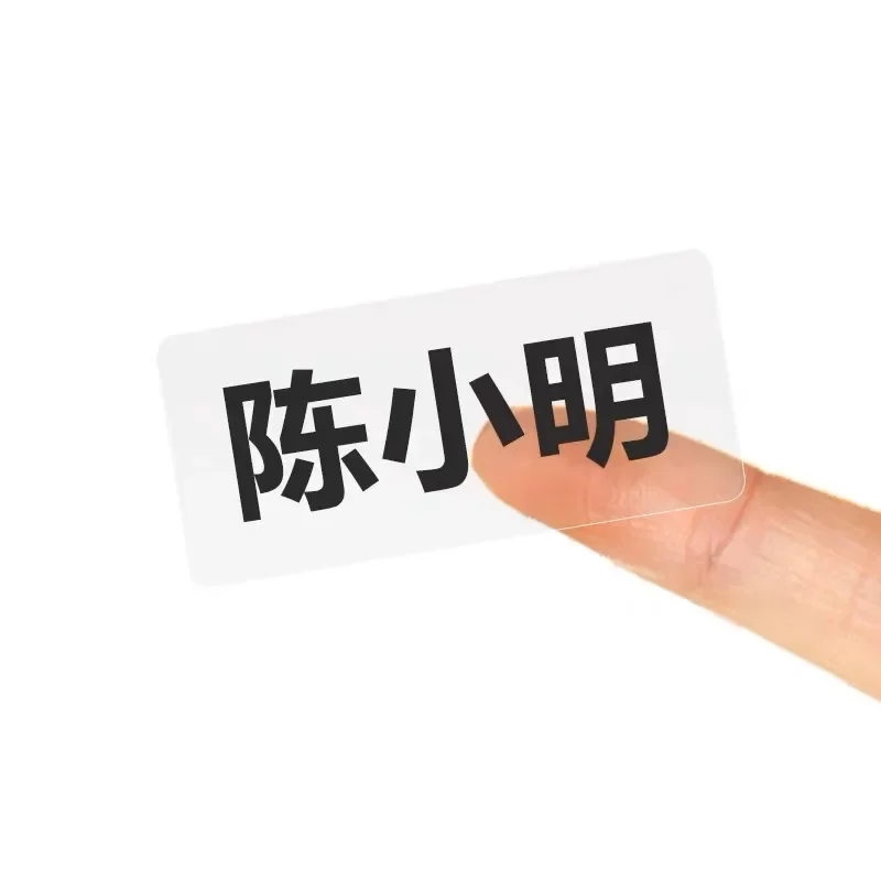 Niimbot D11/D101/D110/H1S/D11Pro Transparent Label Waterproof Thermal Sticker Home Storage Round Label Paper Date Price Tag