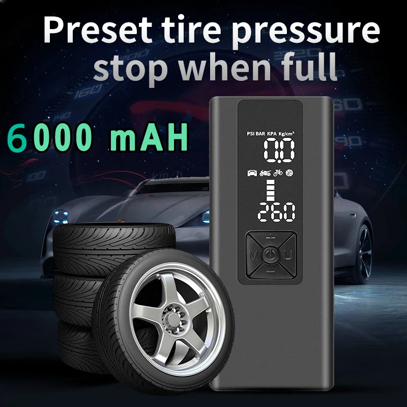 Xiaomi Portable Car Air Compressor 12V 150PSI Electric Cordless Tire Inflator Pump for Motorcycle Bicycle Boat AUTO Tyre Balls