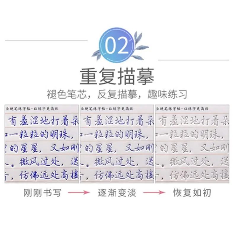 Groove Practice Copybook Adult Line Script Regular Book Men And Women Hard Pen Word Magic Repeated