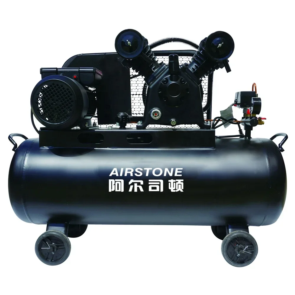 

High pressure double piston type 4KW/5.5HP air compressor with vertical tank mining diesel piston air compressoror