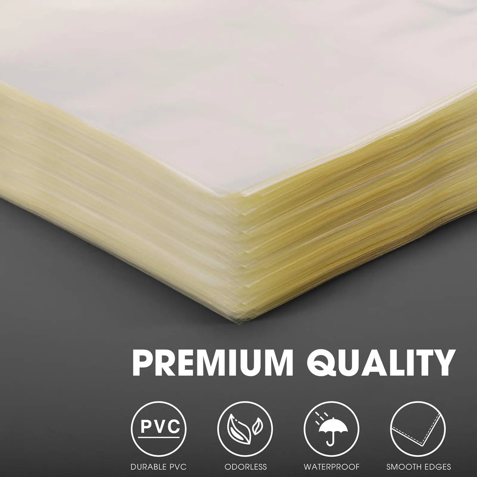 500Pcs Clear PVC Bottle Neck Film Shrink Wrap Heat Shrinkable Packaging Protector Fast Shrinking Heat Shrink Films
