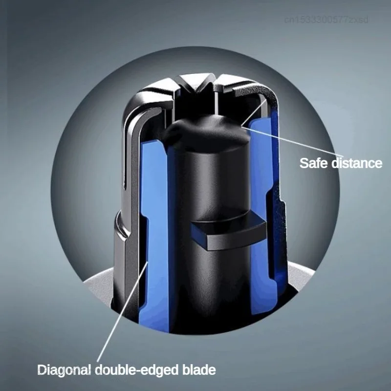 Youpin Konka เครื่องเล็มขนจมูกไฟฟ้าสำหรับผู้ชายที่ทำความสะอาดจมูกแบบพกพาขนาดเล็กตัดผมสำหรับธุรกิจบ้านซักได้