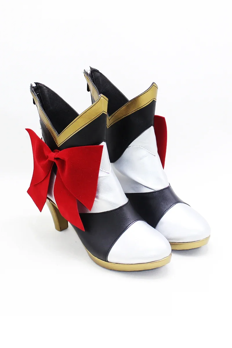 Game Genshin Impact Noelle Cosplay Shoes PU Leather Shoes Halloween Carnival Boots Cosplay Props Custom Made