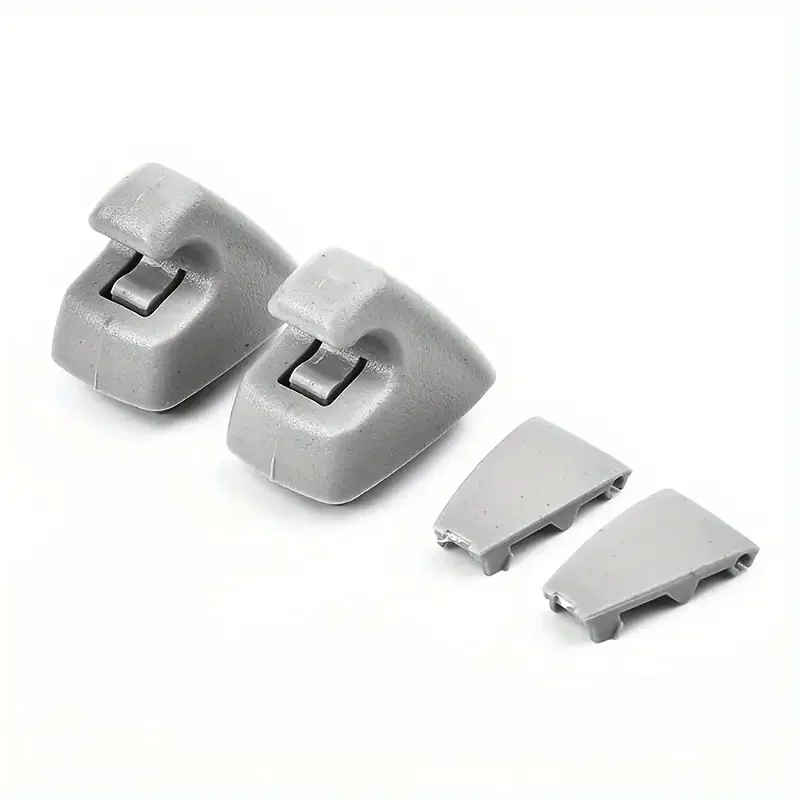 2 Stück Auto-Sonnenblenden-Clips, Halterung für den Innenraum, Haken für Cruze Sonic Spark 95994975, graue Sonnenschutz-Halterungsclips für die Vorderseite – Detail 3
