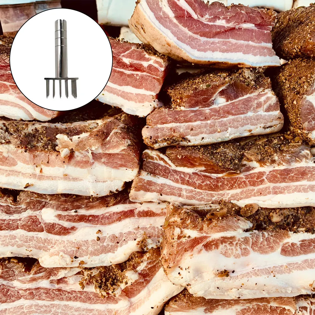 

Stainless Steel Pigskin Insert Meat Tenderizer Kitchen Tool Pork Beef Loosening Pounder Chicken