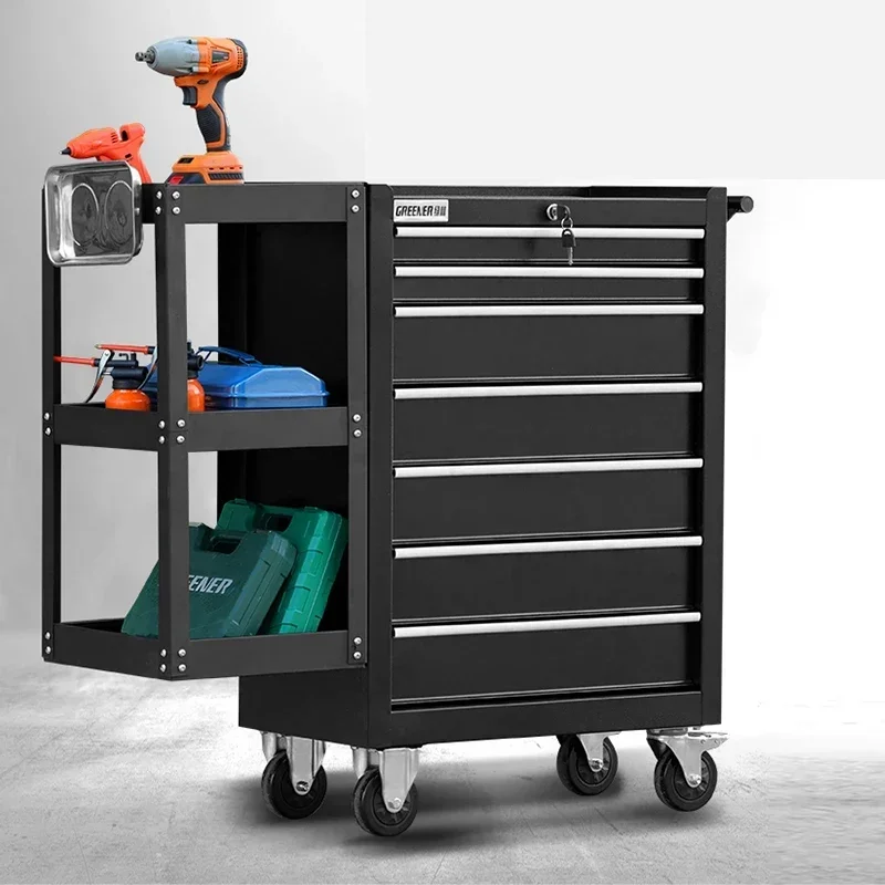 

Full New Auto Repair Tool Cart 57 Drawers Hardware Toolbox Multifunctional Repair Tool Cart Car Room Tool Cabinet