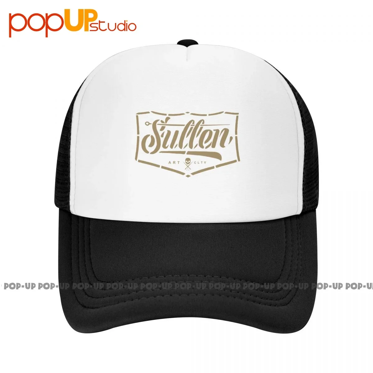 Sullen Art Collective Stencil Biker Motorcycle Punk Baseball Cap Trucker Hats Breathable Top