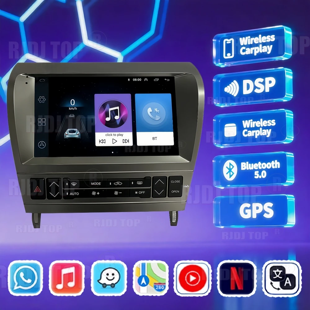 

Автомобильный радиоприемник для Lexus SC430 2001 2002 2003 2004 2005 2006 2007-2010 Android 14, автомобильный мультимедийный плеер, GPS-навигация, головное устройство